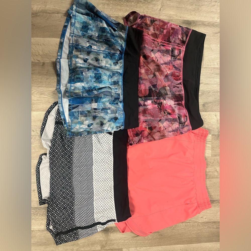 lululemon athletica Women's Athletic Shorts - Blue, Pink, Black